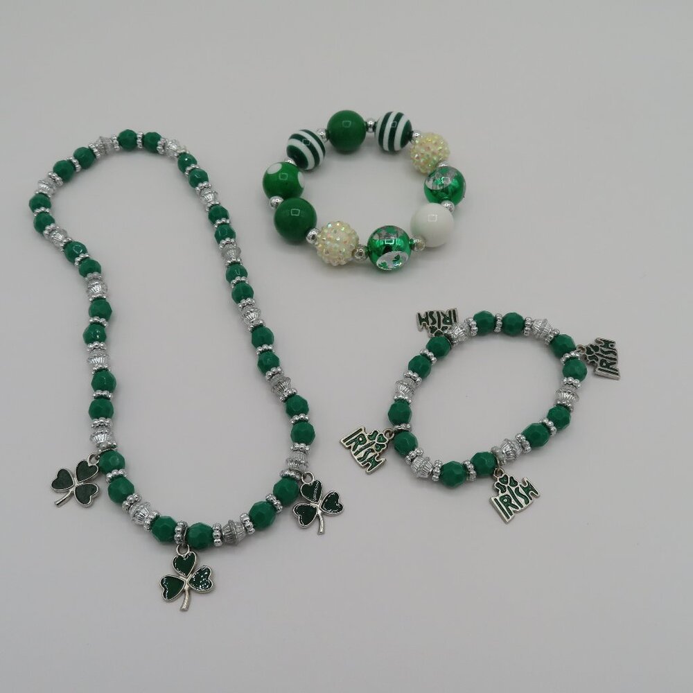 St. Patrick's Day Stretch Necklaces and Bracelets